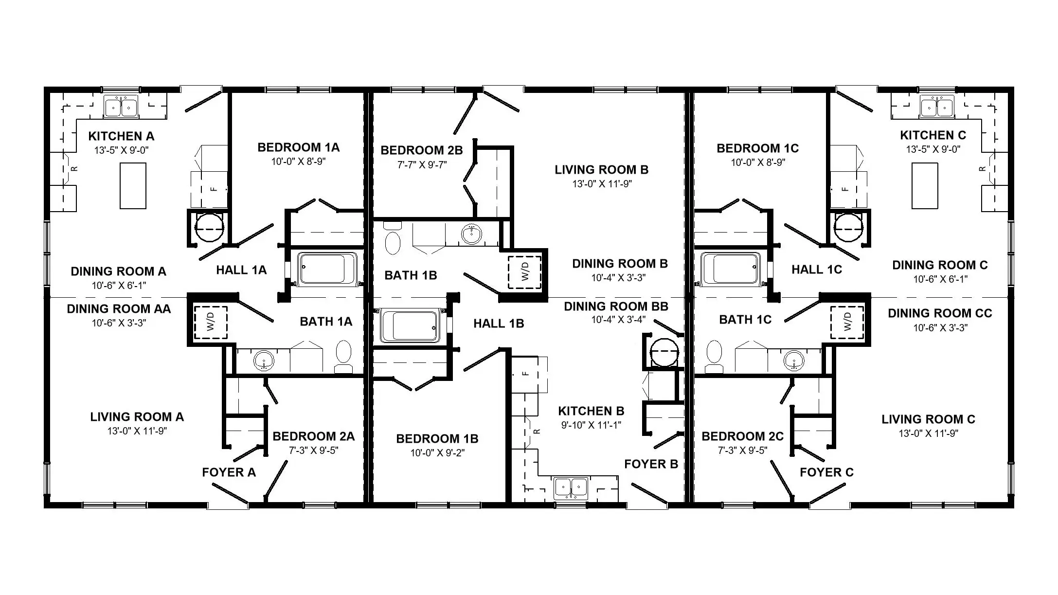 Floor plan of the Atticus Multiplex. 