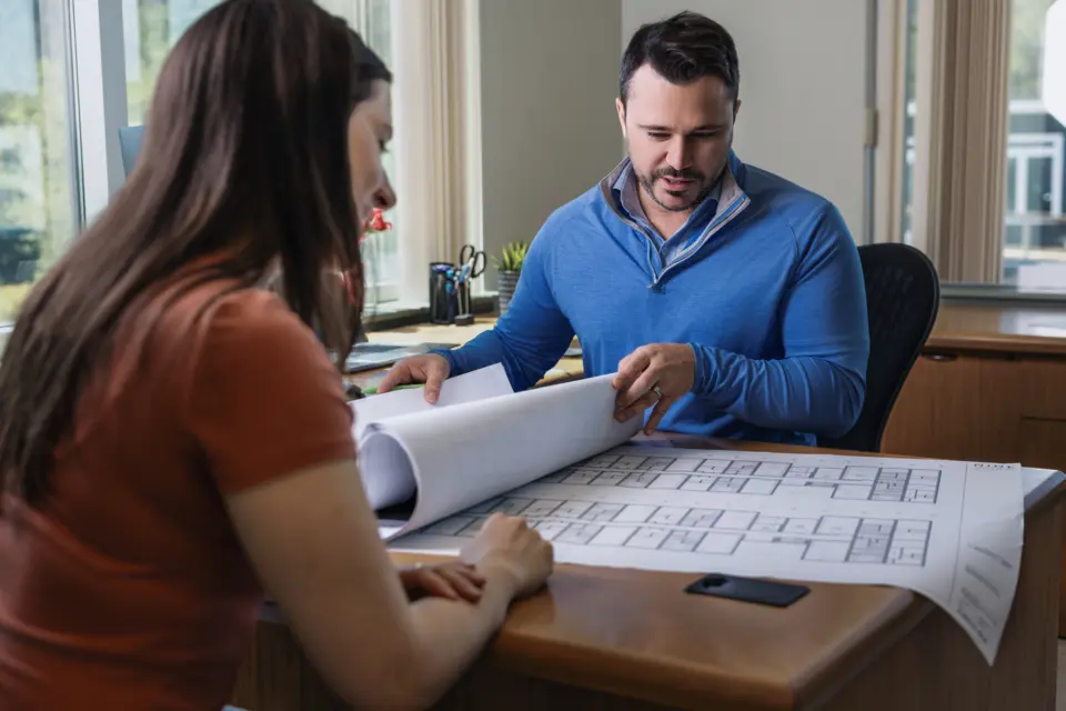 Kent-Homes-Reviewing-Commercial-Floor-Plans.png